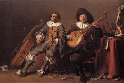 The Duet by Cornelis Saftleven