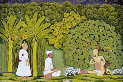 Akbar and Tansen visit Haridas