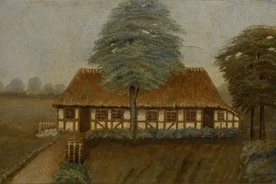 Carl Nielsen's Birthplace at Sortelung by Albert Nielsen