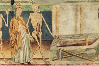 Dance of Death replica of 15th century fresco