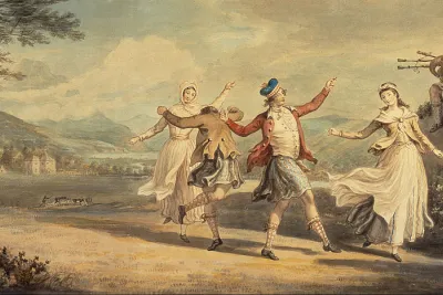 A Highland Dance by David Allan
