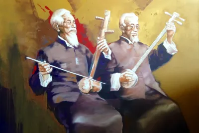 Erhu Players by Wahyu Srikaryadi