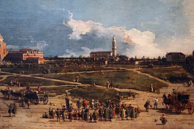 Il Pra'Della Valle a Padova by Canaletto