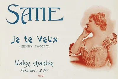 Je te veux original sheet сover