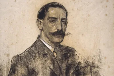 Joaquim Malats by Ramon Casas