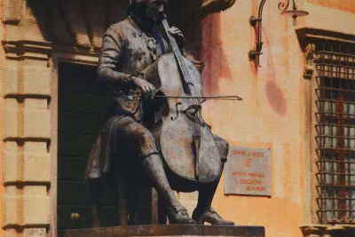 Statue Of Luigi Boccherini in Lucca by Daphné Du Barry