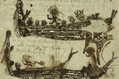 Māori Inc Drawing с.1818