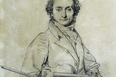 Niccolo Paganini by Jean-Auguste-Dominique Ingres