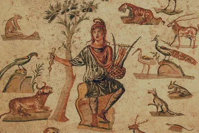 Orpheus in a Phrygian cap by Giovanni Dall'Orto