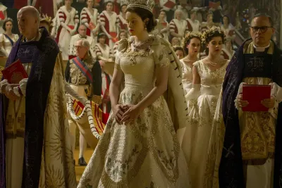 Claire Foy as Queen Elizabeth II