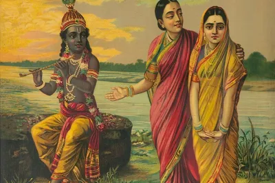 Radha Krishna (Manini Radha) by Raja Ravi Varma