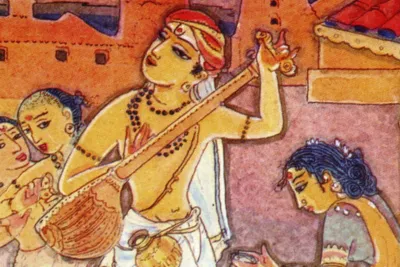Saint Tyagaraja by Vidya Shankar