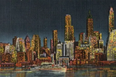 Skyline of NYC from Brooklyn