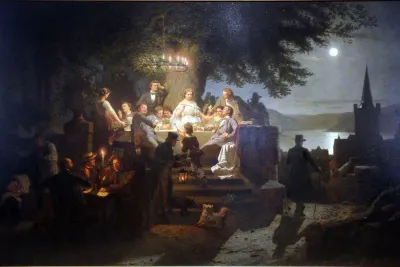 Sommernacht am Rhein by Christian Boettcher