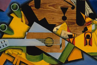 Still Life with a Guitar by Juan Gris
