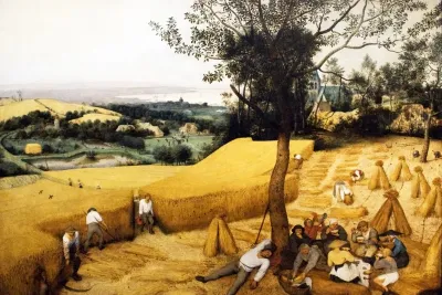 The Corn Harvest by Pieter Bruegel the Elder