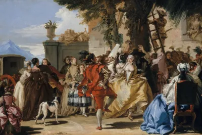 The Dance in the Country by Giovanni Domenico Tiepolo