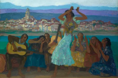 The Gypsy Dance by Hermenegildo Anglada-Camarasa