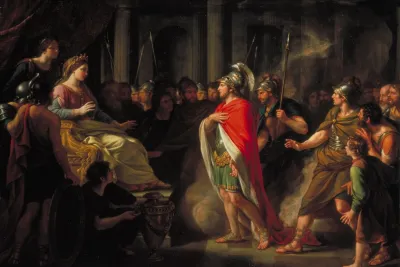 The Meeting of Dido and Aeneas by Nathaniel Dance Holla