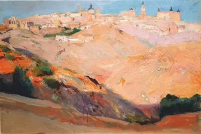 View of Toledo by Joaquín Sorolla