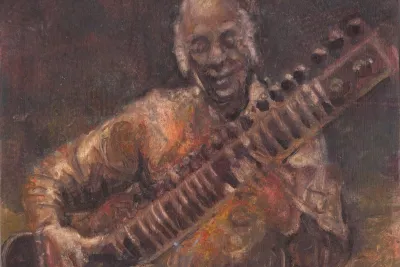 Vilayat Khan by Berry van Boekel