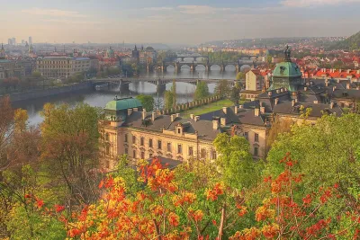 Vltava river in Prague
