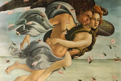 Zefiros by Sandro Botticelli