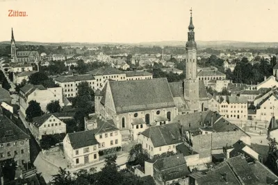 The view of Zittau in 1904