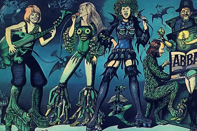 ABBA Greatest Hits LP cover