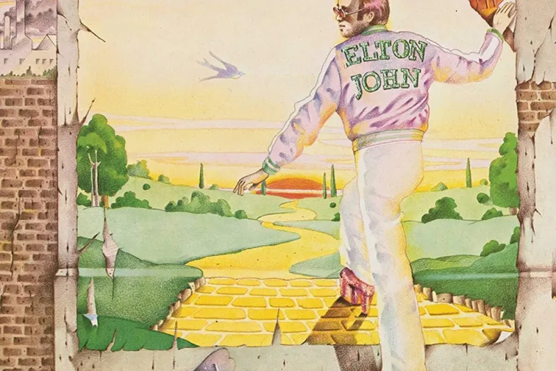 Goodbye Yellow Brick Road LP cover
