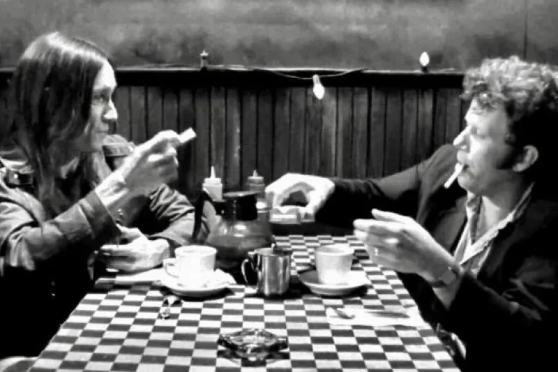 Iggy Pop and Tom Waits