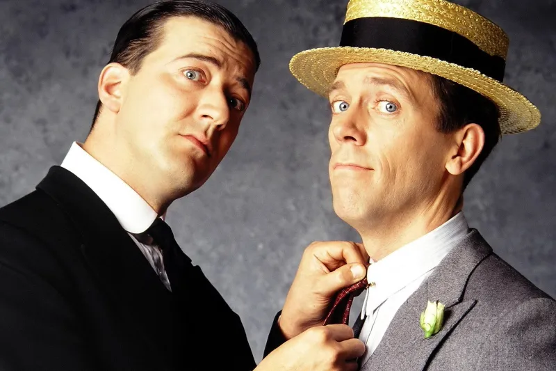 Stephen Fry and Hugh Laurie