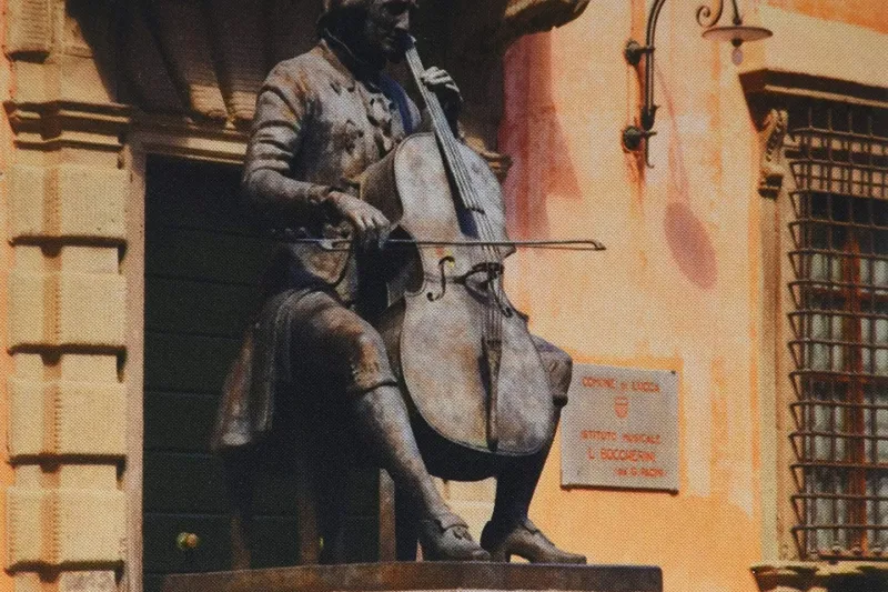 Statue Of Luigi Boccherini in Lucca by Daphné Du Barry