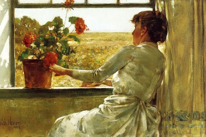 Summer Evening by Childe Hassam