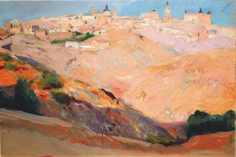 View of Toledo by Joaquín Sorolla