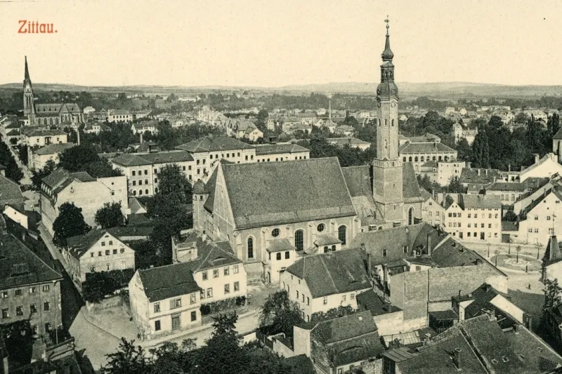 The view of Zittau in 1904