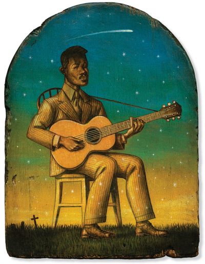 The bottleneck guitar blues by Blind Willie Johnson is sliding through space on the Voyager Golden Records