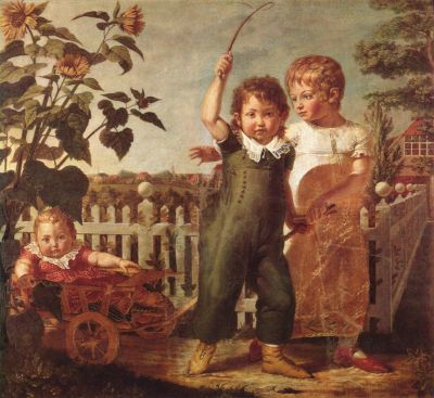 Die Hülsenbeckschen Kinder by Philipp Otto Runge


