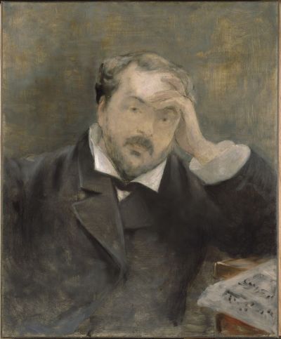 Emmanuel Chabrier by Edouard Manet

