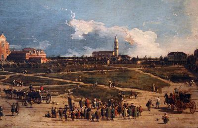 Il Pra'Della Valle a Padova by Canaletto

