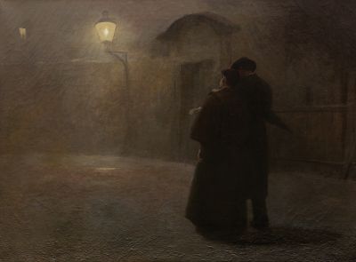 The Kampa Lovers by Jakub Schikaneder

