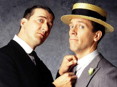 Stephen Fry and Hugh Laurie

