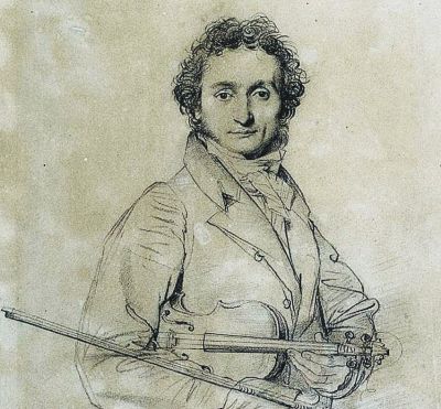 Niccolo Paganini by Jean-Auguste-Dominique Ingres

