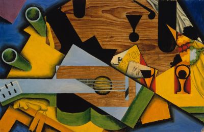 Still Life with a Guitar by Juan Gris

