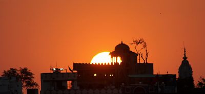 Sunset in Pushkar, Rajasthan by Dr. Glazunov

