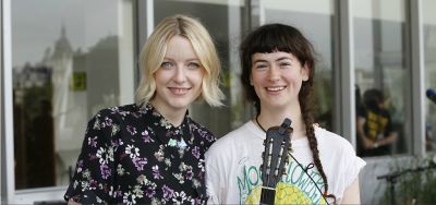 Lauren Laverne with Kate Sables

