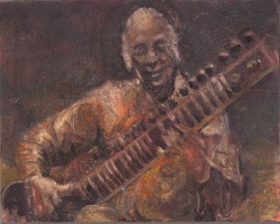 Vilayat Khan by Berry van Boekel

