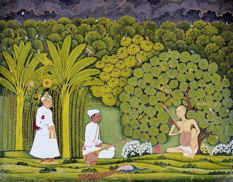 Akbar and Tansen visit Haridas