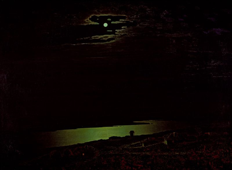 Moonlight Night on Dnipro by Arkhip Kuindzhi