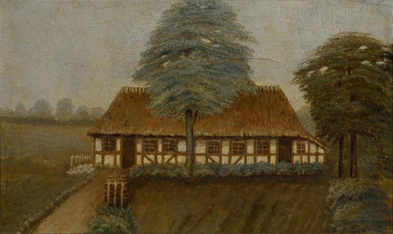 Carl Nielsen's Birthplace at Sortelung by Albert Nielsen
